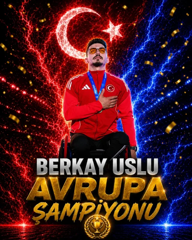 BERKAY USLU AVRUPA ŞAMPİYONU