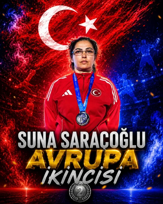 SUNA SARAÇOĞLUAVRUPA İKİNCİSİ